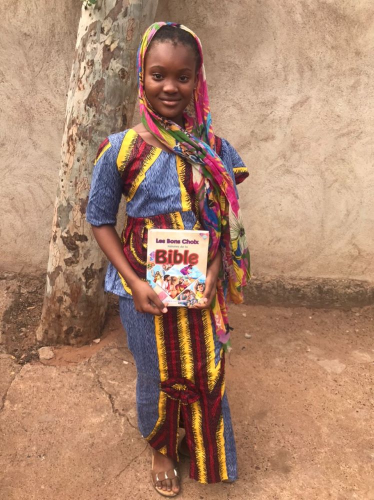 Bibles are hard to obtain in Mali, so Christians rejoice when they receive their own copy.