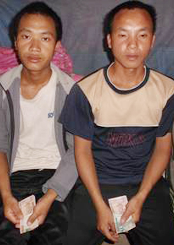 These two Hmong Christian men, "Tou Ly" and "Fai Cho" were arrested, thrown out of their village, and are facing many difficulties as a result of their commitment to Christ.