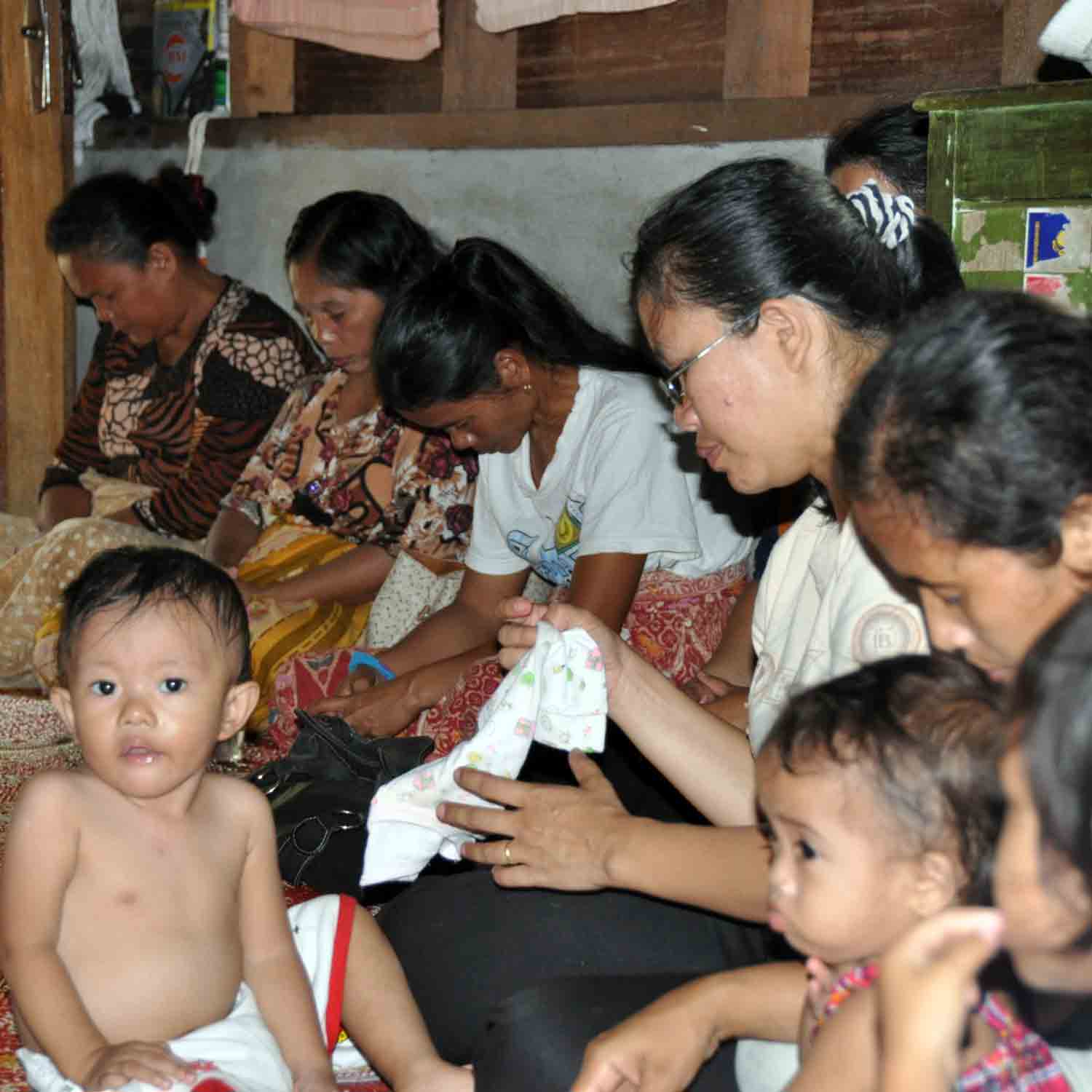 A worship service in Myanmar