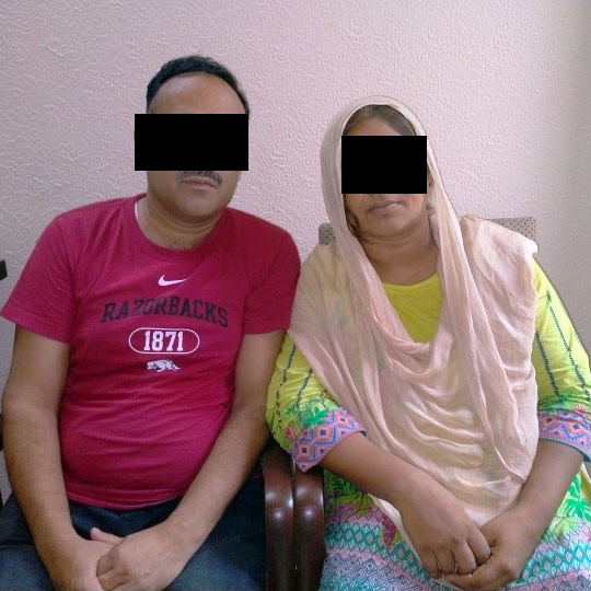 Huzaifa and his family