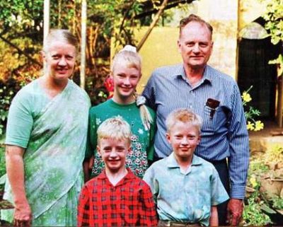 Graham Staines was an Australian missionary who had served leprosy patients in India since 1965. His sons were 10 and 6 at the time of the murders.