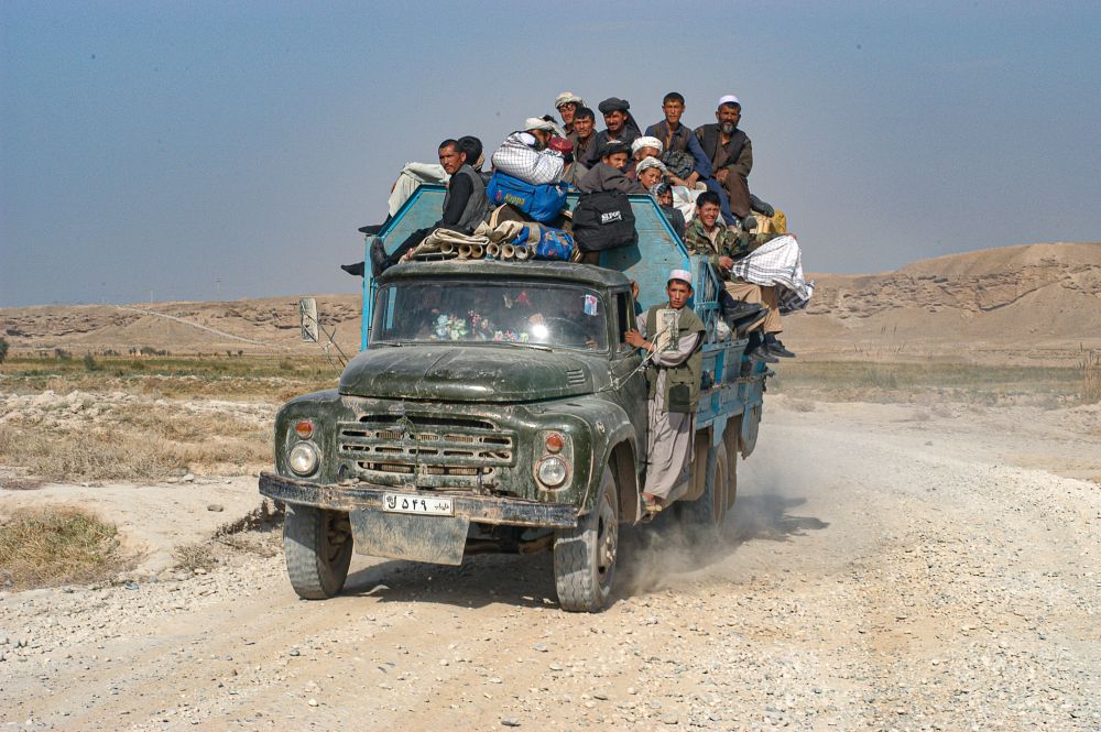 A group of men in Afghanistan.