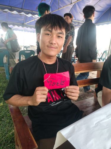 Oya received encouragement and prayer at a Christian youth seminar.