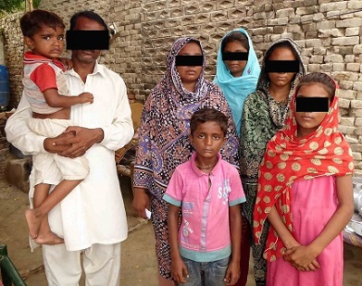 The family of Sharoon Masih, murdered by his classmates, because he was a Christian.