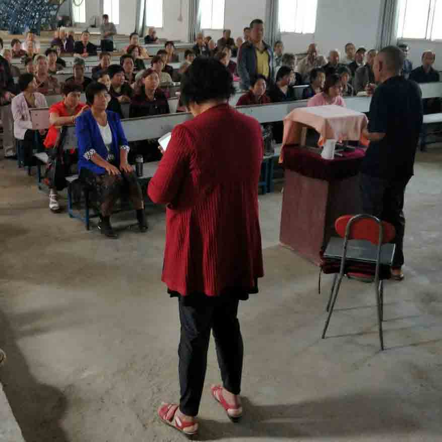Officials imposed a hefty fine on impoverished Christians in this unregistered village church in Xuzhou, Henan.