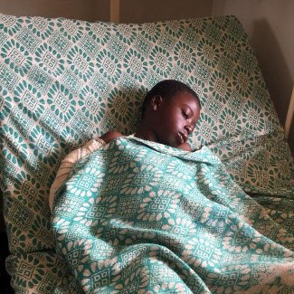 Two-year old Melody, who was injured in the attacks, is improving and has started taking liquids.