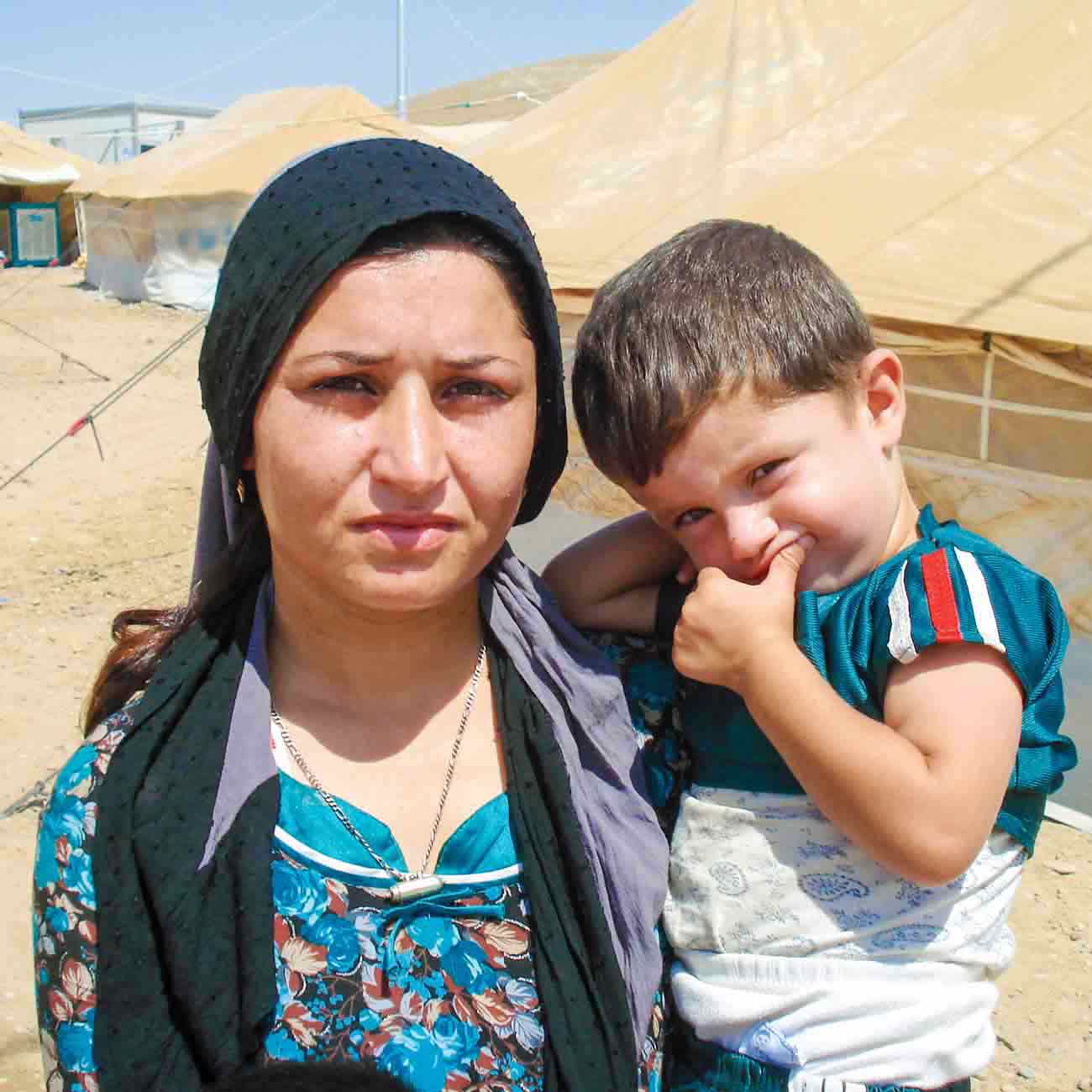 Hiba came looking for food, but stayed to hear God's Word.