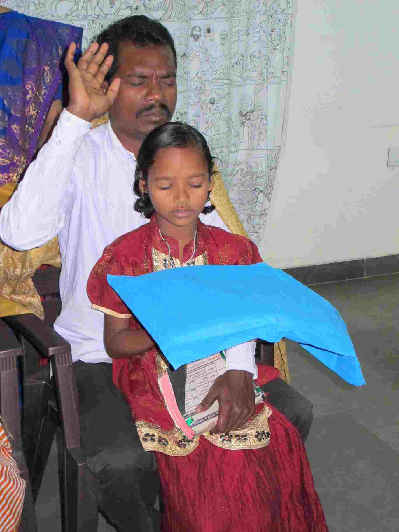 Anjali's pastor father was also killed by Naxalites in Odisha state.
