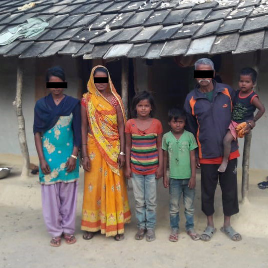 This family has very little materially, but they are spiritually rich.
