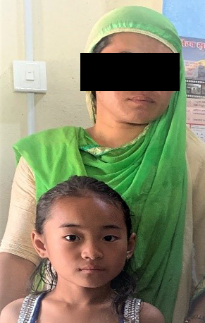 Laxmi and her 7-year-old daughter were kicked out of home by her husband.