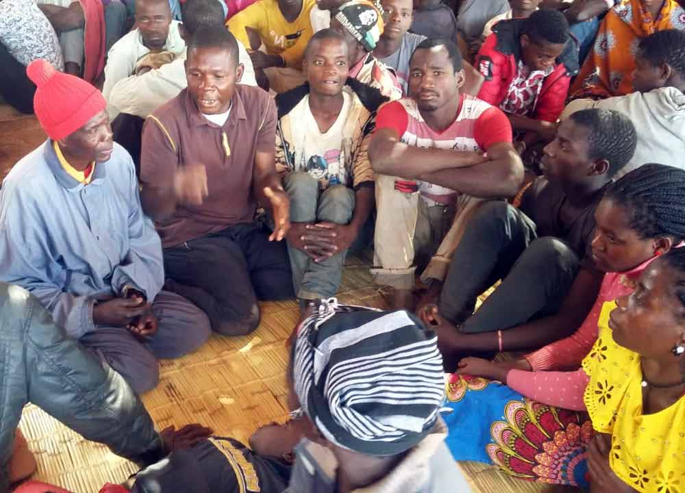 New believers from the Yao people groups met together for fellowship and encouragement.