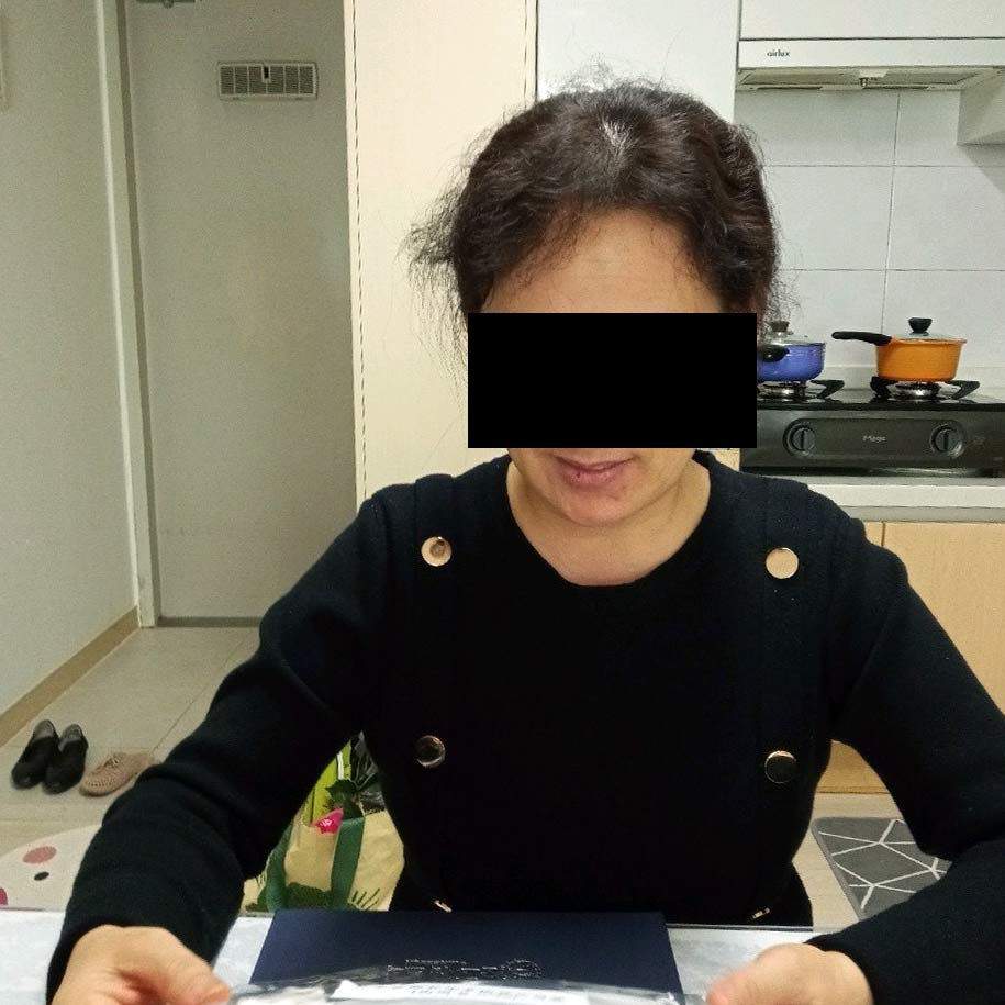 Ms. An learned how to pray from a propaganda film in North Korea.