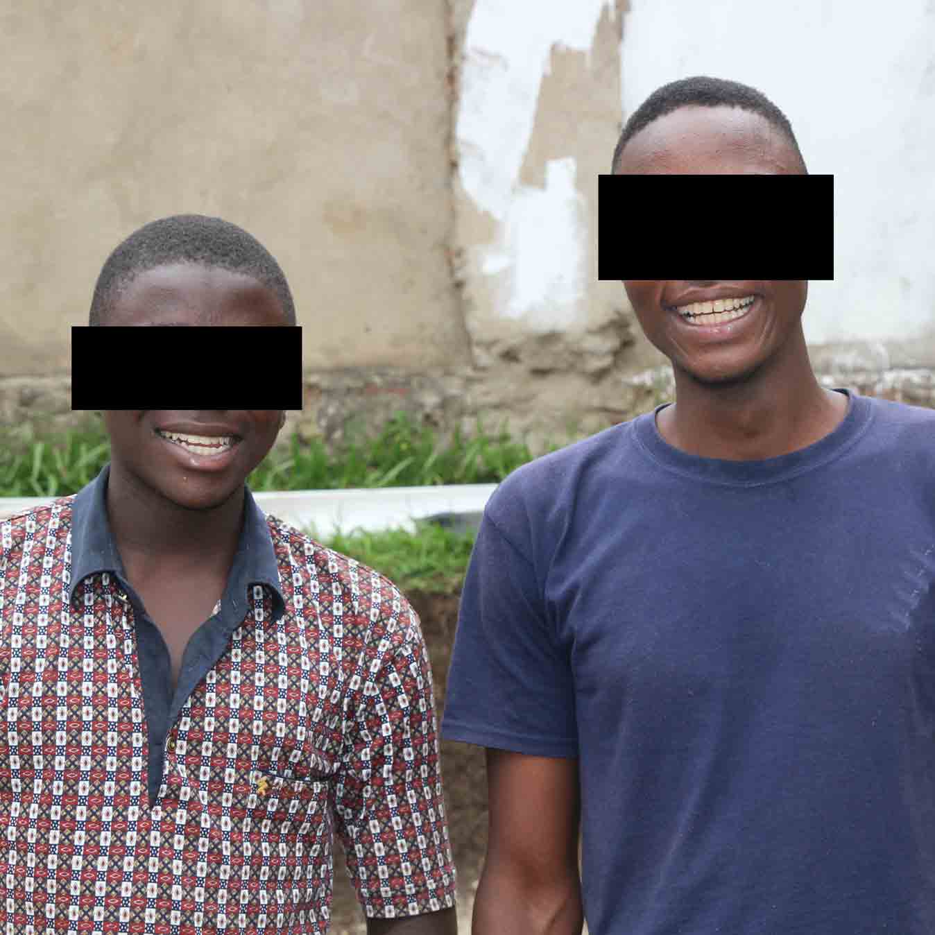These two young man have become each other's family.