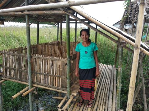 Leah has grown in her faith since being thrown out of her village for it.