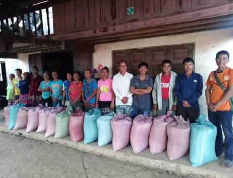 These families remained firm in their faith when they were denied rice after a drought.