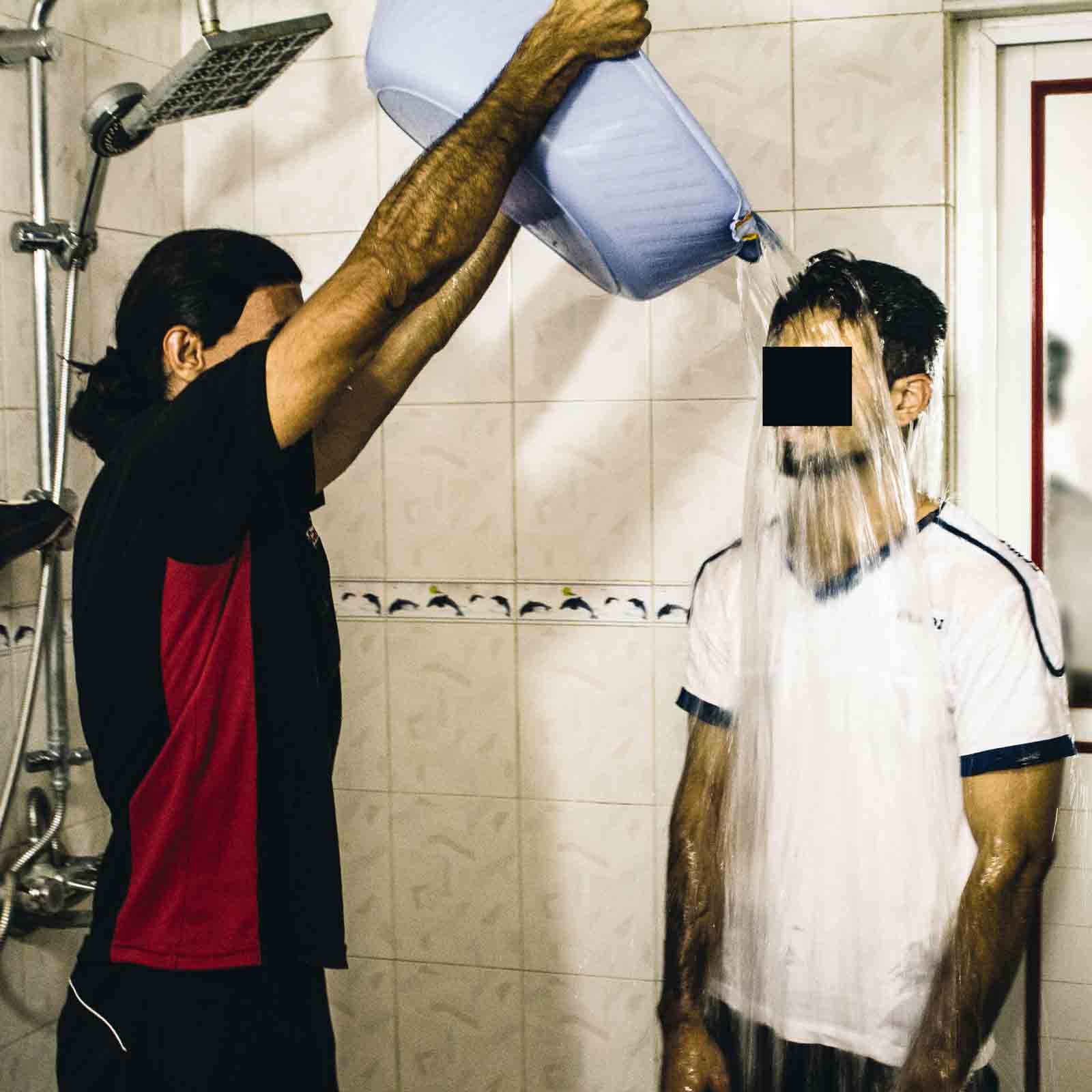 A former drug addict is now baptizing new believers.