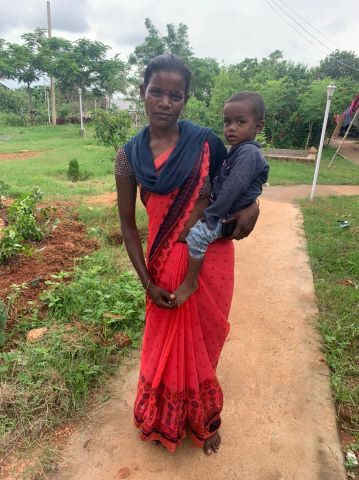 Mamta Devi with her son
