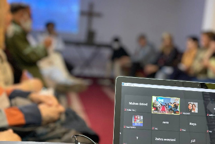 Christians in Iran often gather for online worship services.