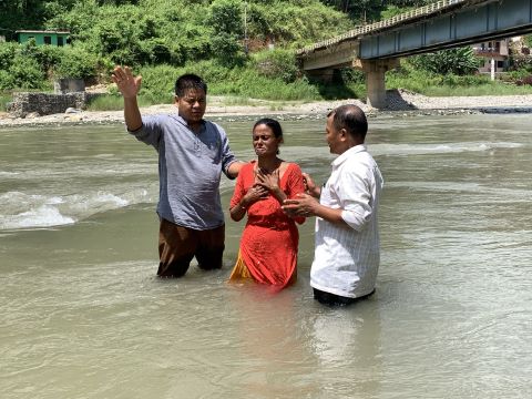 Anu, along with her husband, obediently took the risky step of being baptized.