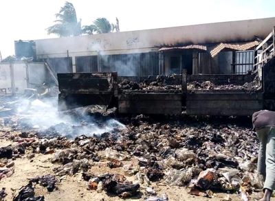 Islamic fighters are burning churches in northern Mozambique.