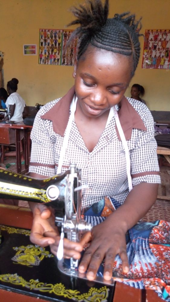 A student at a Christian training center.