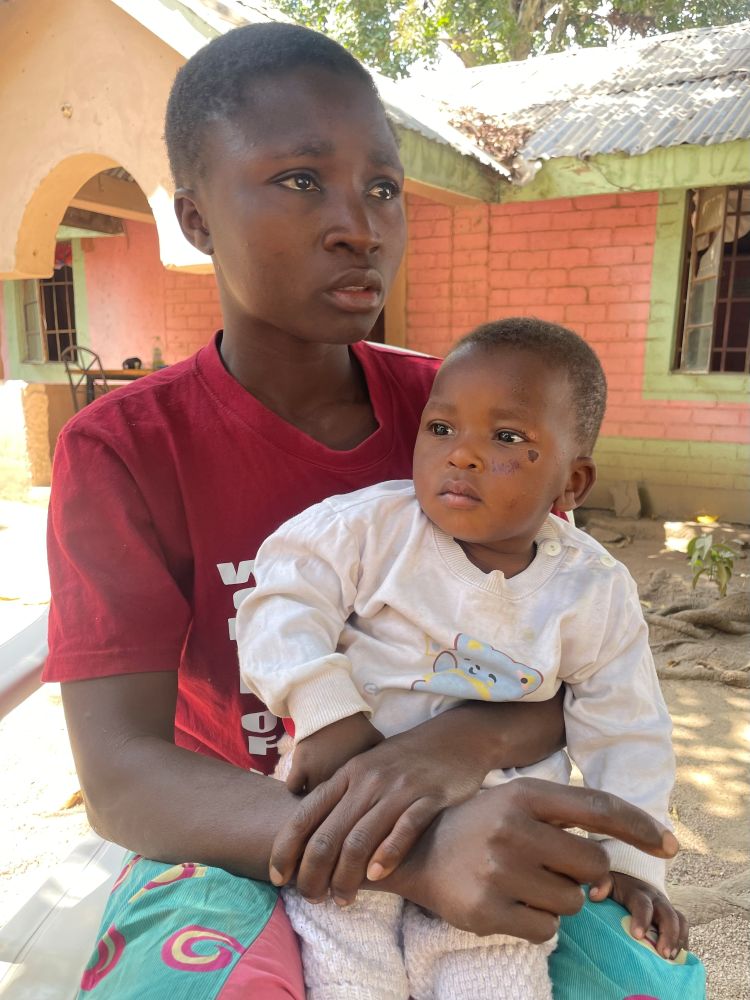 Nandi was pregnant when her husband was killed in an Islamist attack.