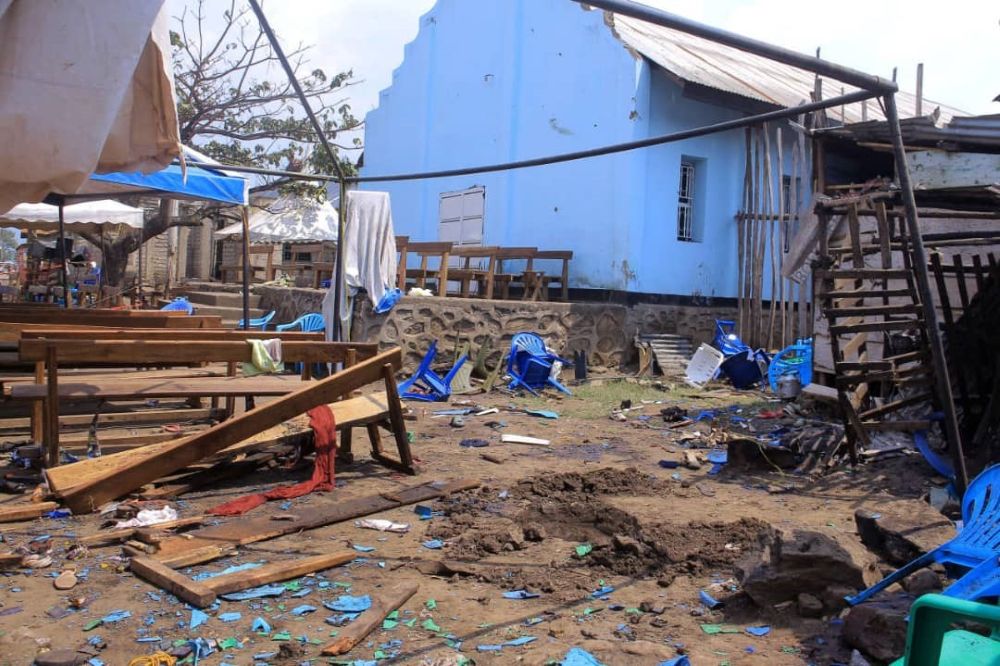 Islamists in the DRC have been attacking Christians and churches like this one, which the ADF bombed in 2023.