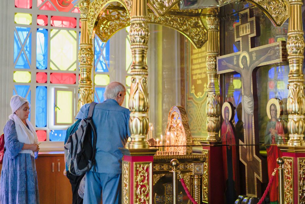 Kazakhstan has a 15% Christian population made mostly of Russian Orthodox Christians but includes some from smaller Bible churches.