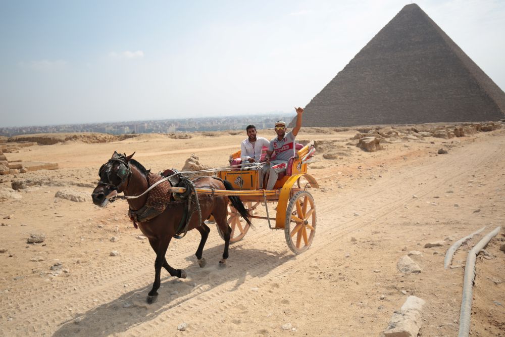 Egypt, a country of 118 million people, is 86% Muslim.