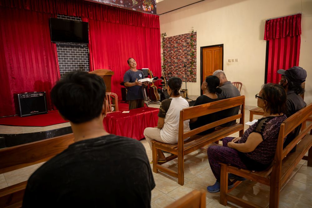 Christian worship and prayer gatherings are often opposed in Indonesia.