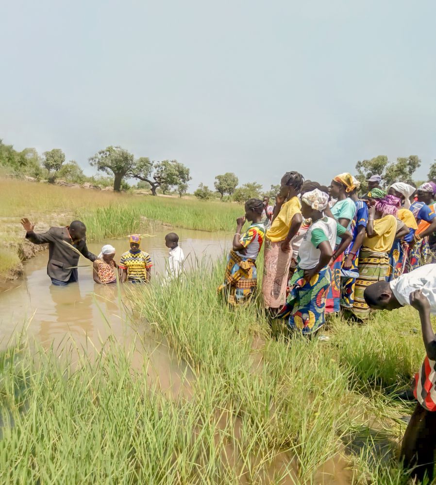 A baptism in Niger.