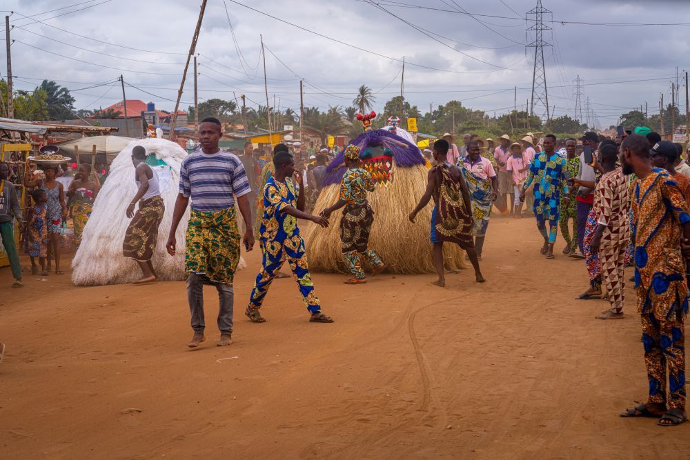 Voodoo parades during which practitioners may curse people are common in Benin.