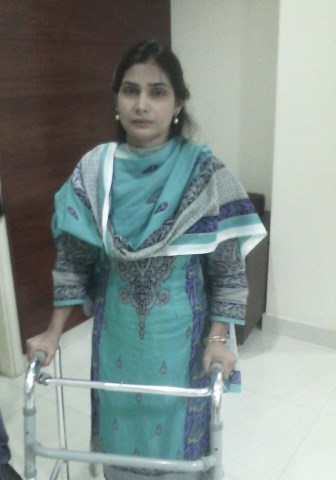 Khalida will need continued medical care as she recovers from a September 2013 bombing attack on the All Saints Church in Pakistan