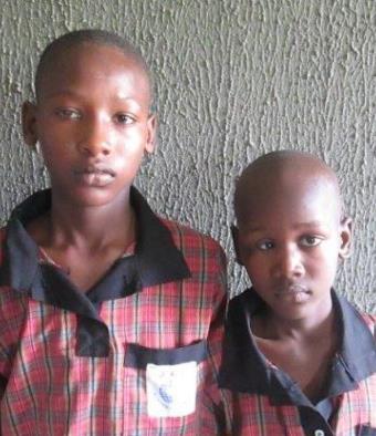 Wandiya, 12, and Praise, 8 are brothers who were seriously injured after being kidnapped by Boko Haram militants in Nigeria.