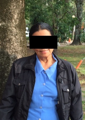 "Milena" lost her husband and three sons to FARC guerillas in Colombia.