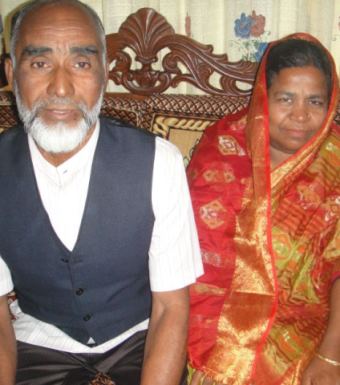 Hossain Ali and his wife