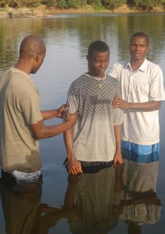 Evangelists in Sierra Leone use digital audio players to share the gospel so that more believers, like this, will come to know Jesus.