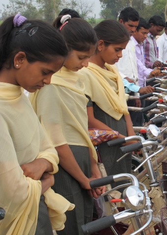 Christian frontline workers pray before sharing God's word in hostile areas of India.