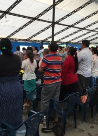 Church leaders in Colombia gathered to attend a conference.