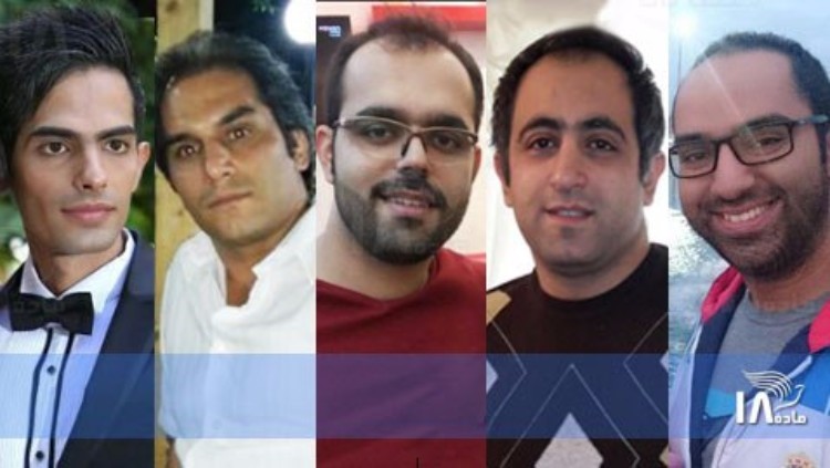 These five Iranian Christians were arrested for their involvement in house churches.