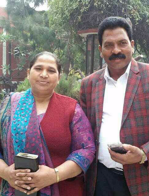 Pastor Sultan and his wife, Sarabjit